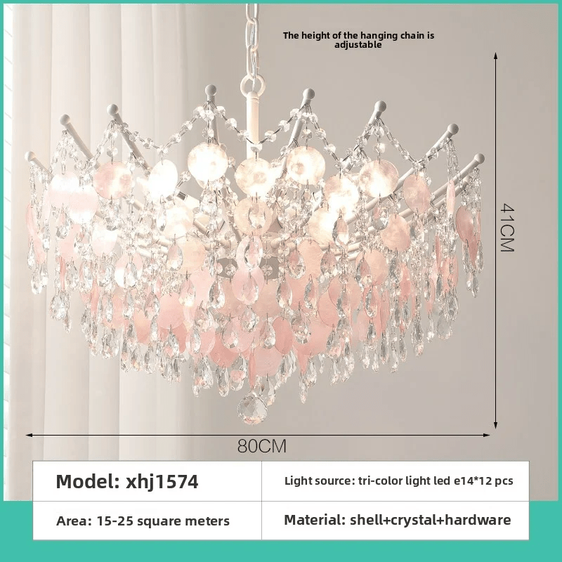 Blue Crystal Tiered Chandelier - LumoTrot