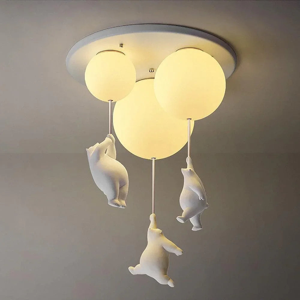 Acrylic Globe Ceiling Light — Whimsical Wonderland Glow