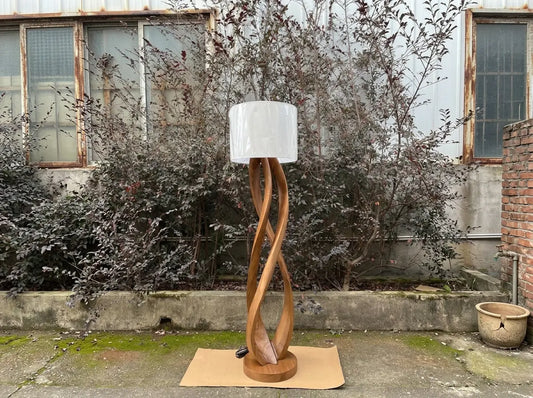 From Vision to Reality: A Custom Handcrafted Floor Lamp for Our Client in the USA