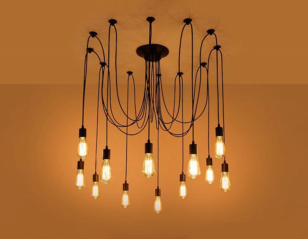 Matte Black Pendant Light — Industrial Statement