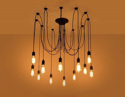 Matte Black Pendant Light — Industrial Statement