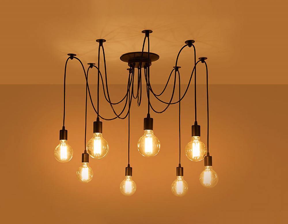 Matte Black Pendant Light — Industrial Statement