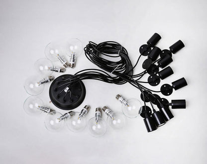 Matte Black Pendant Light — Industrial Statement