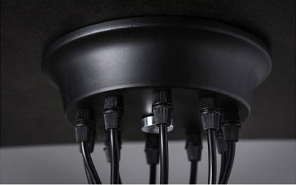 Matte Black Pendant Light — Industrial Statement