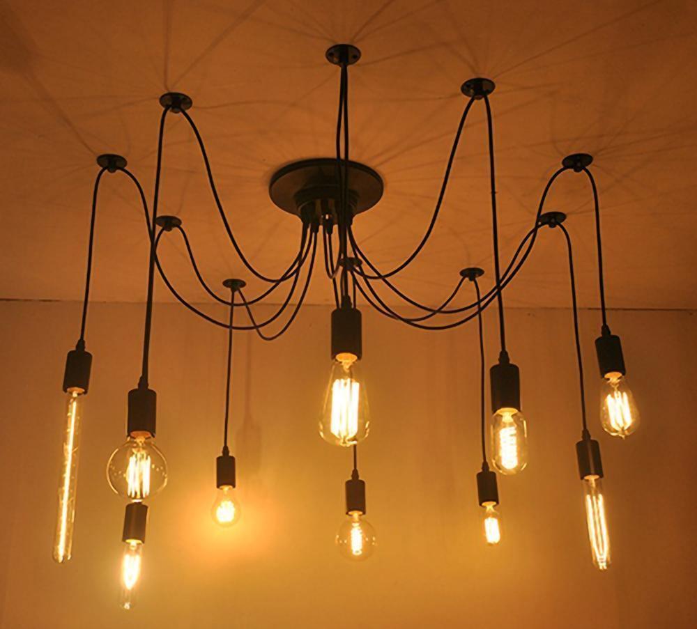 Matte Black Pendant Light — Industrial Statement