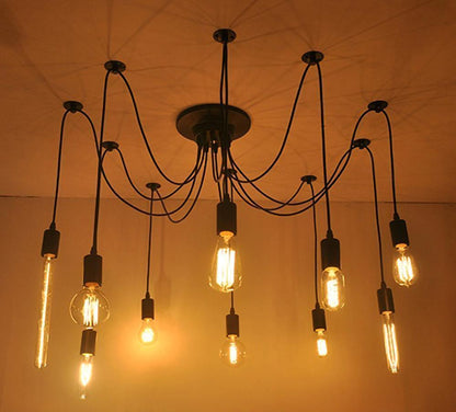 Matte Black Pendant Light — Industrial Statement