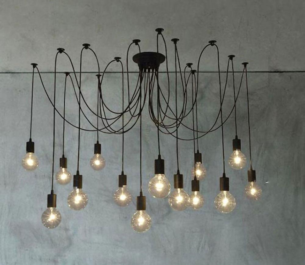 Matte Black Pendant Light — Industrial Statement