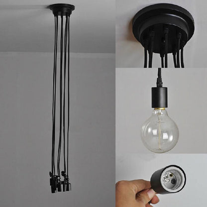 Matte Black Pendant Light — Industrial Statement - LumoTrot