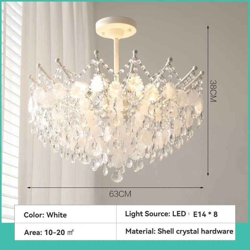 Blue Crystal Tiered Chandelier - LumoTrot