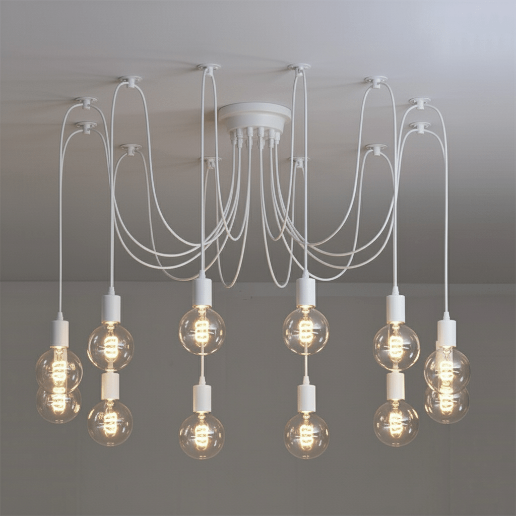Matte Black Pendant Light — Industrial Statement