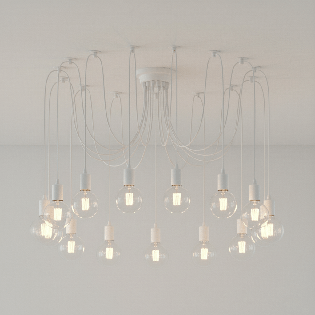 Matte Black Pendant Light — Industrial Statement