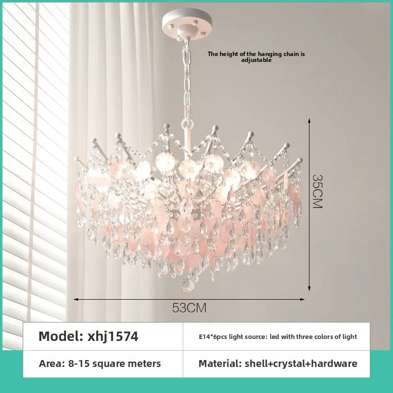Blue Crystal Tiered Chandelier - LumoTrot
