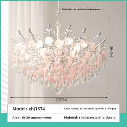 Blue Crystal Tiered Chandelier - LumoTrot