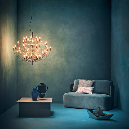 Matte Black Metal Chandelier — Modern Sculptural Statement - LumoTrot