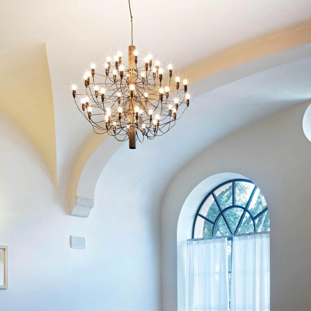 Matte Black Metal Chandelier — Modern Sculptural Statement