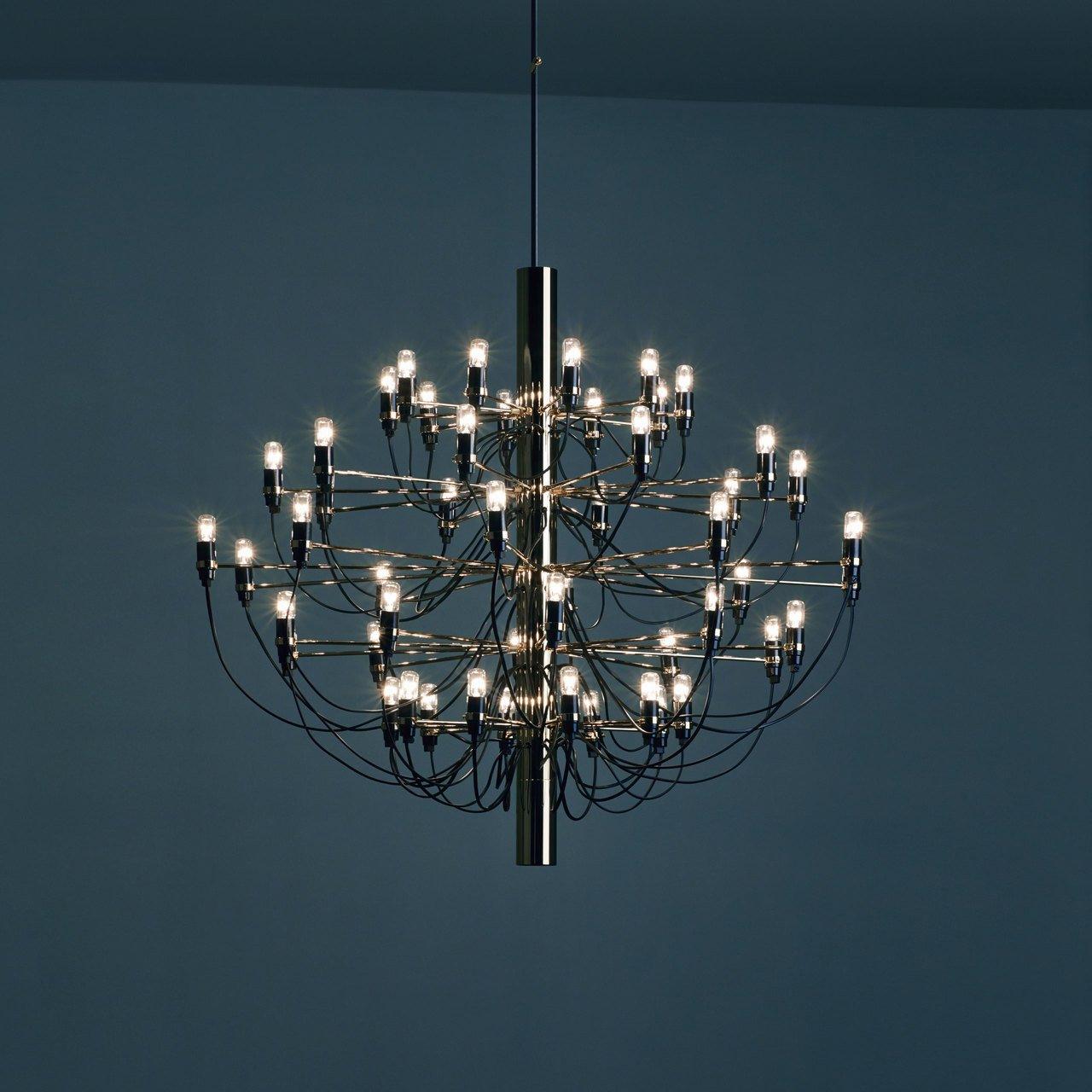Matte Black Metal Chandelier — Modern Sculptural Statement