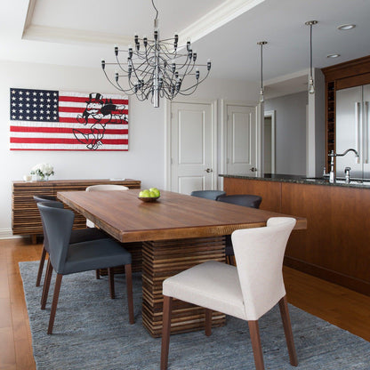 Matte Black Metal Chandelier — Modern Sculptural Statement - LumoTrot