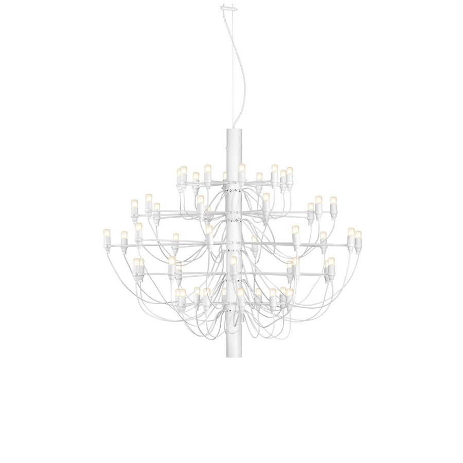 Matte Black Metal Chandelier — Modern Sculptural Statement
