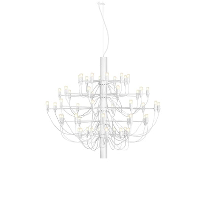 Matte Black Metal Chandelier — Modern Sculptural Statement