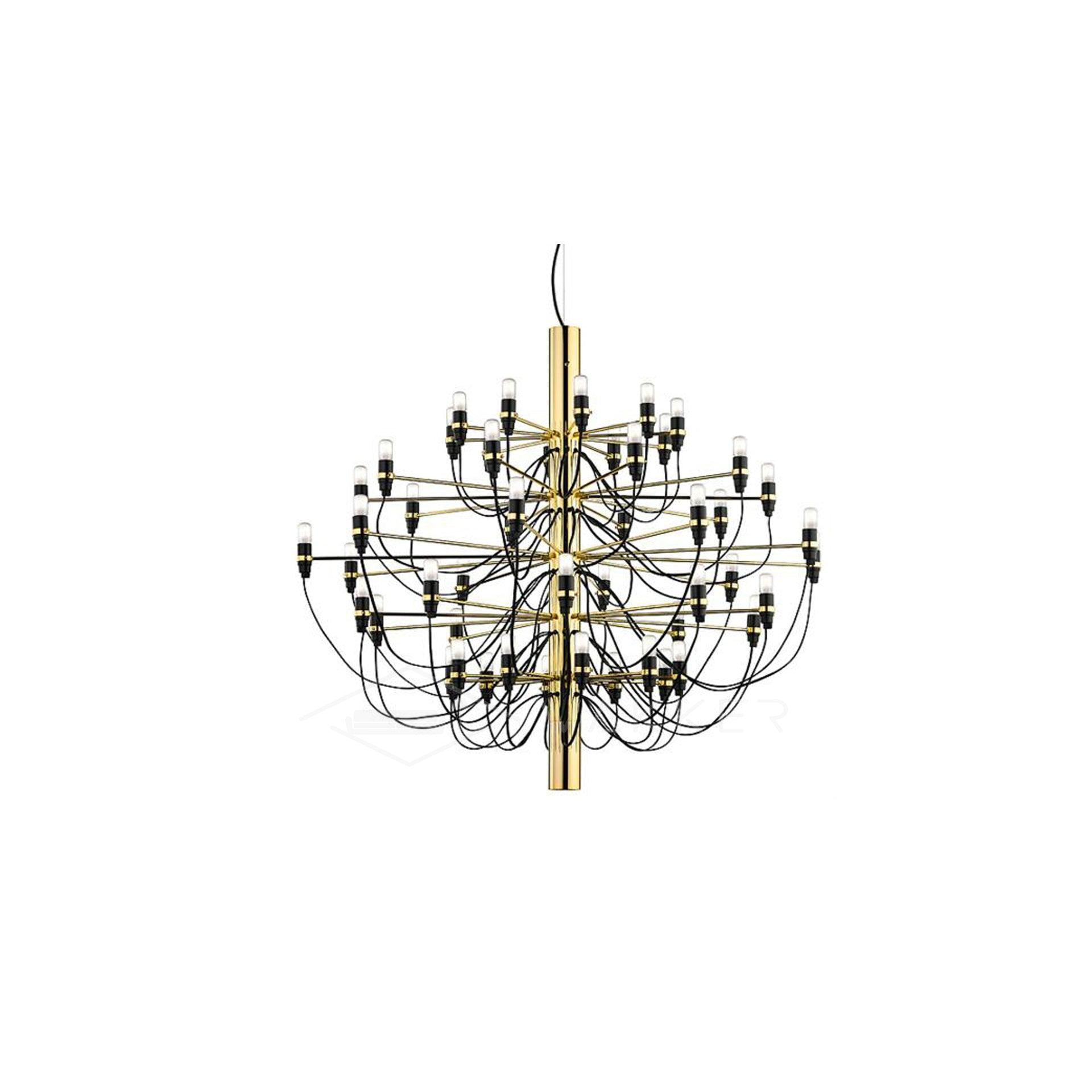 Matte Black Metal Chandelier — Modern Sculptural Statement