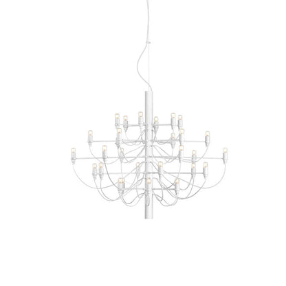 Matte Black Metal Chandelier — Modern Sculptural Statement