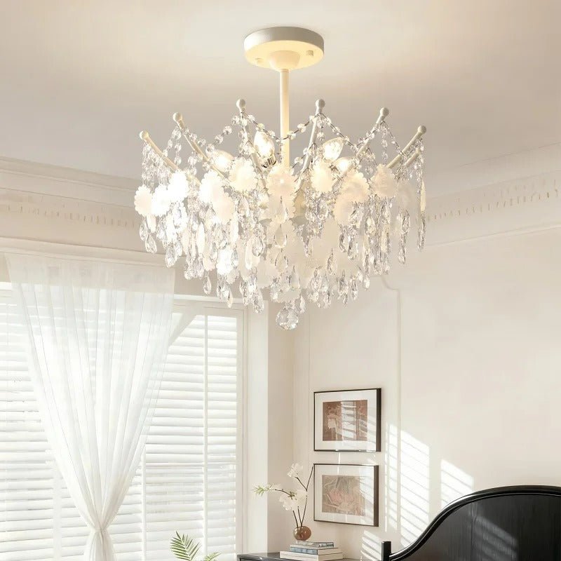 Blue Crystal Tiered Chandelier - LumoTrot