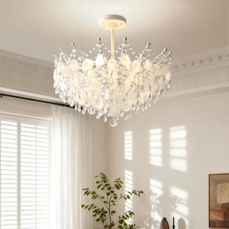 Blue Crystal Tiered Chandelier - LumoTrot