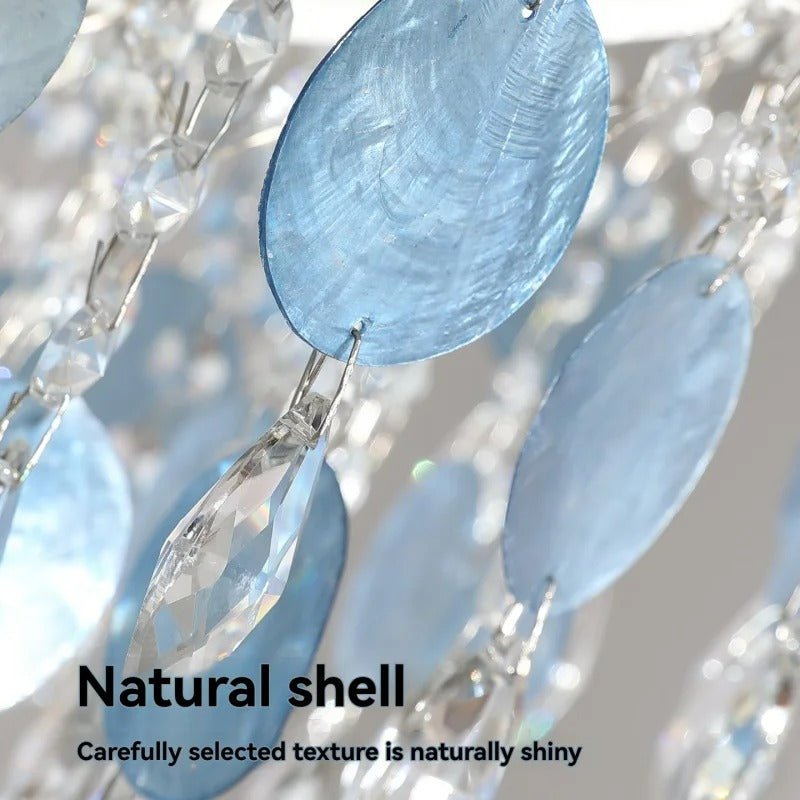 Blue Crystal Tiered Chandelier - LumoTrot
