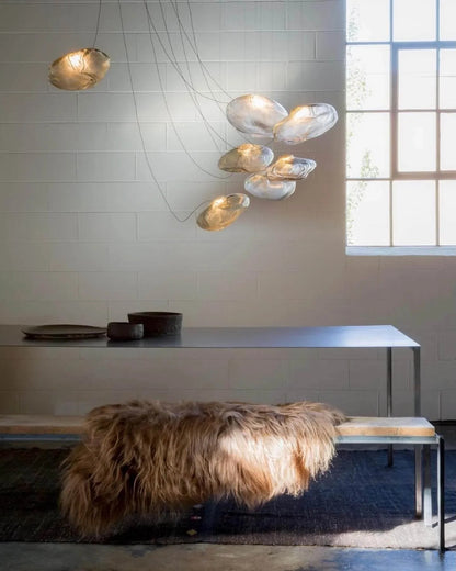 Blown Glass Pendant Light — Ethereal Organic Ambiance - LumoTrot