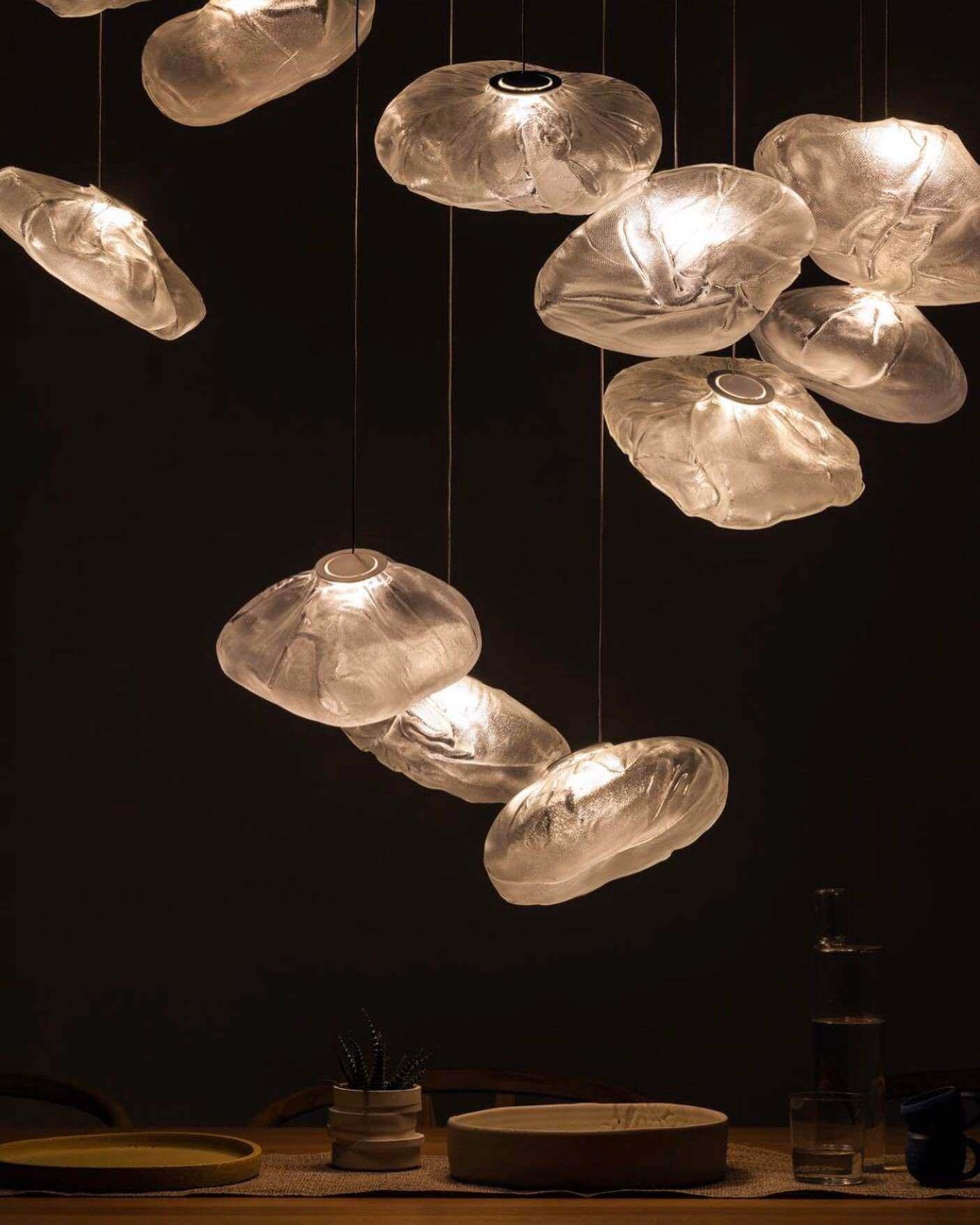 Blown Glass Pendant Light — Ethereal Organic Ambiance - LumoTrot