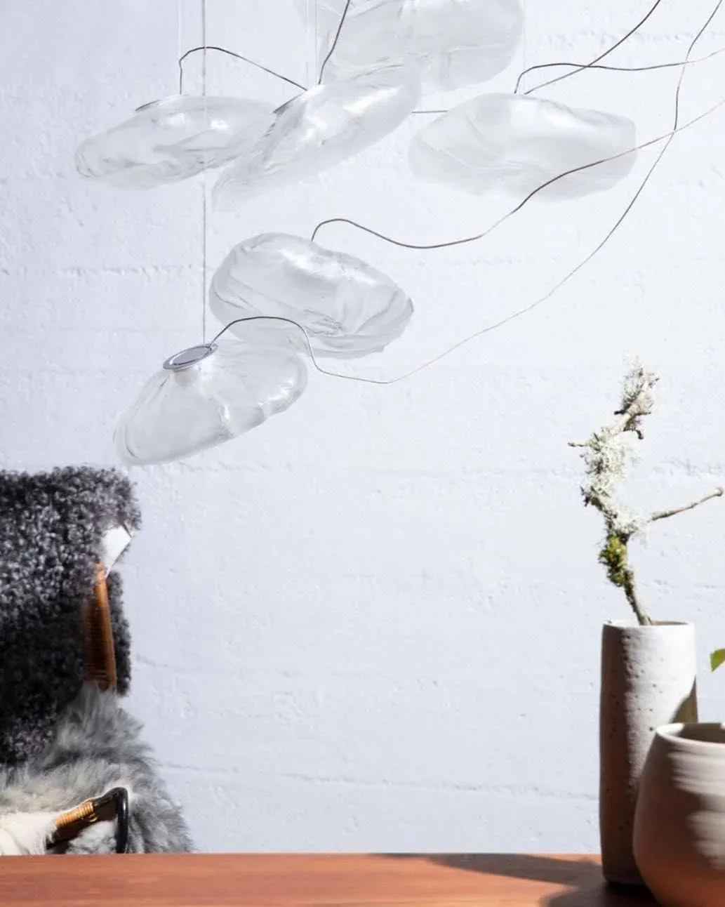 Blown Glass Pendant Light — Ethereal Ambiance