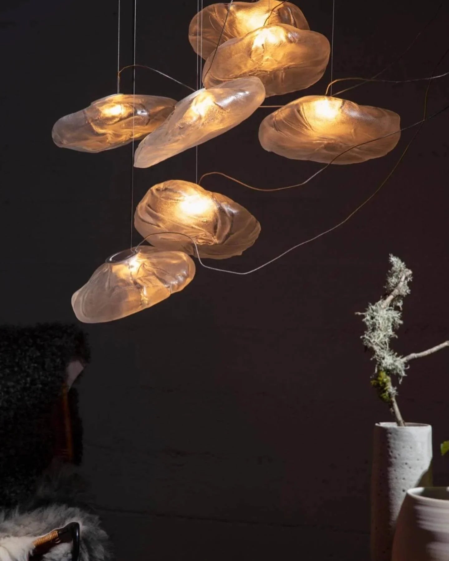 Blown Glass Pendant Light — Ethereal Ambiance