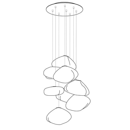 Blown Glass Pendant Light — Ethereal Ambiance