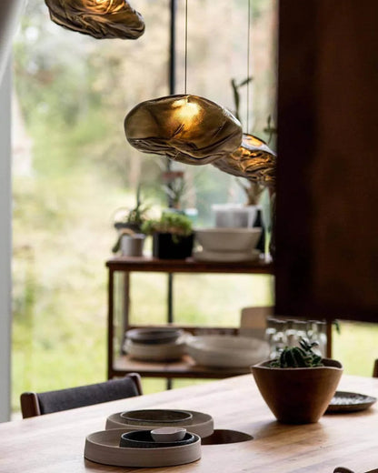 Blown Glass Pendant Light — Ethereal Ambiance