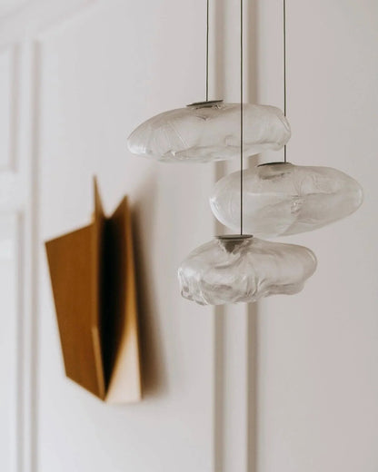 Blown Glass Pendant Light — Ethereal Organic Ambiance - LumoTrot