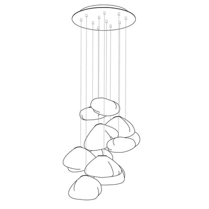 Blown Glass Pendant Light — Ethereal Ambiance