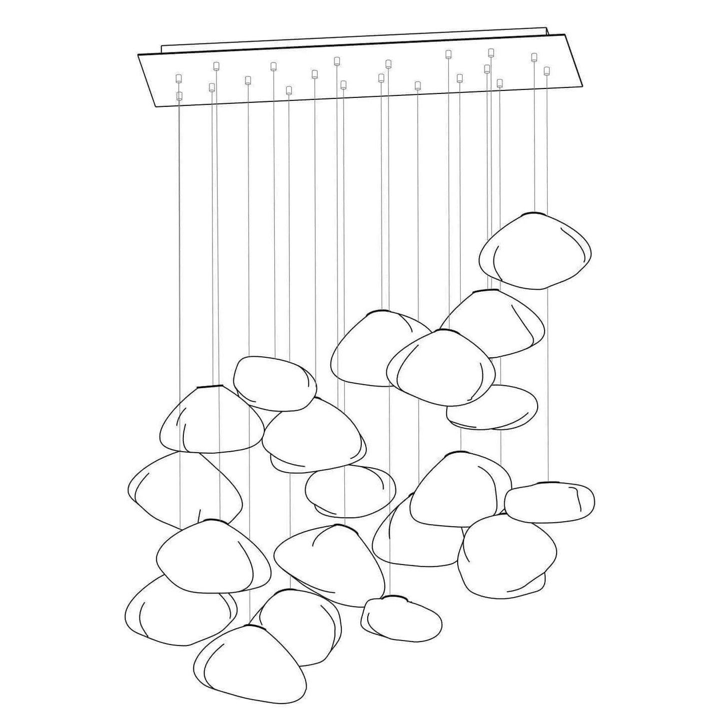 Blown Glass Pendant Light — Ethereal Ambiance