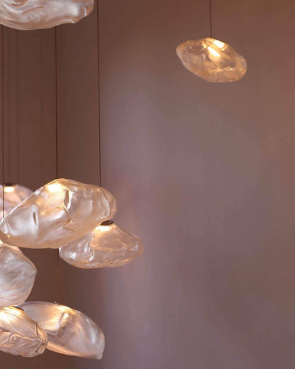 Blown Glass Pendant Light — Ethereal Organic Ambiance - LumoTrot