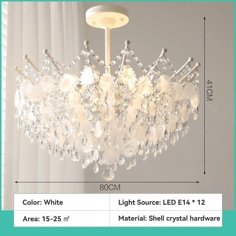 Blue Crystal Tiered Chandelier - LumoTrot