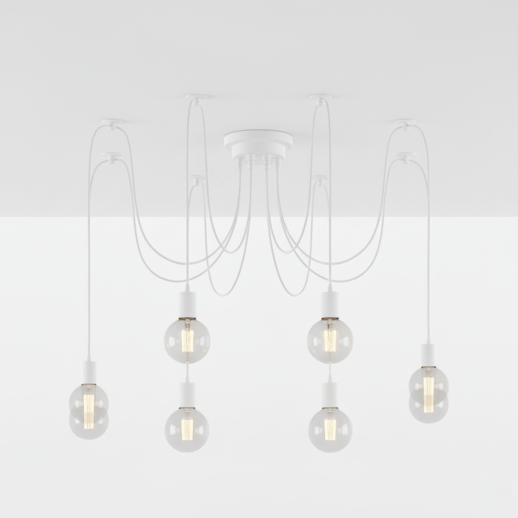 Matte Black Pendant Light — Industrial Statement