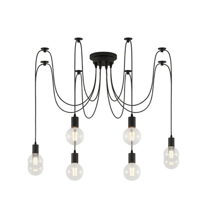 Matte Black Pendant Light — Industrial Statement
