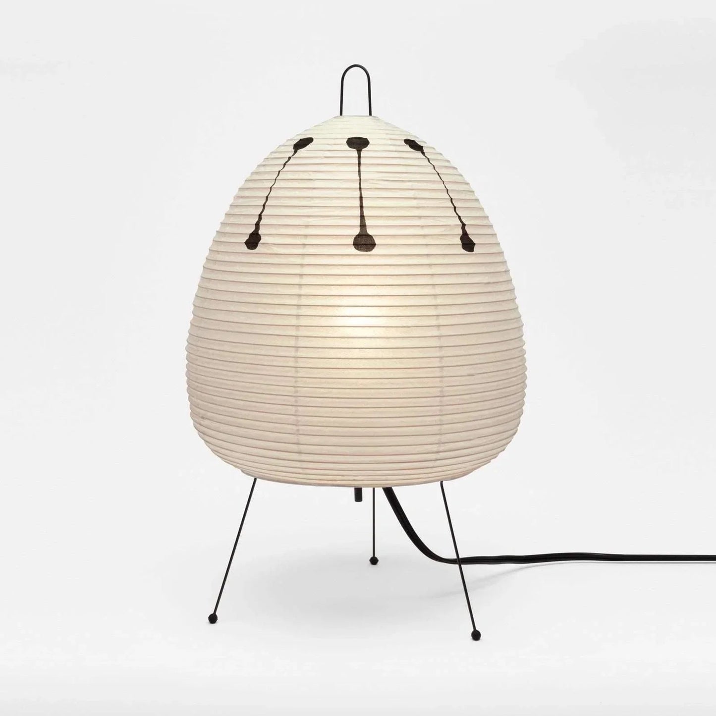 Washi Paper Table Lamp — Soft Japandi Glow - LumoTrot