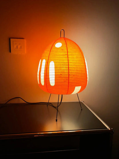 Washi Paper Table Lamp — Soft Ambient Light