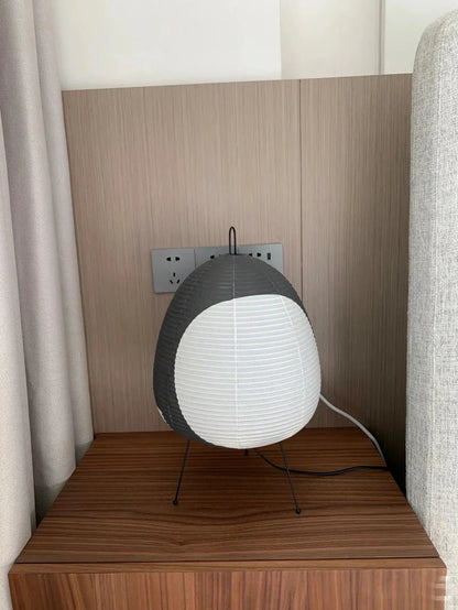 Washi Paper Table Lamp — Soft Ambient Light
