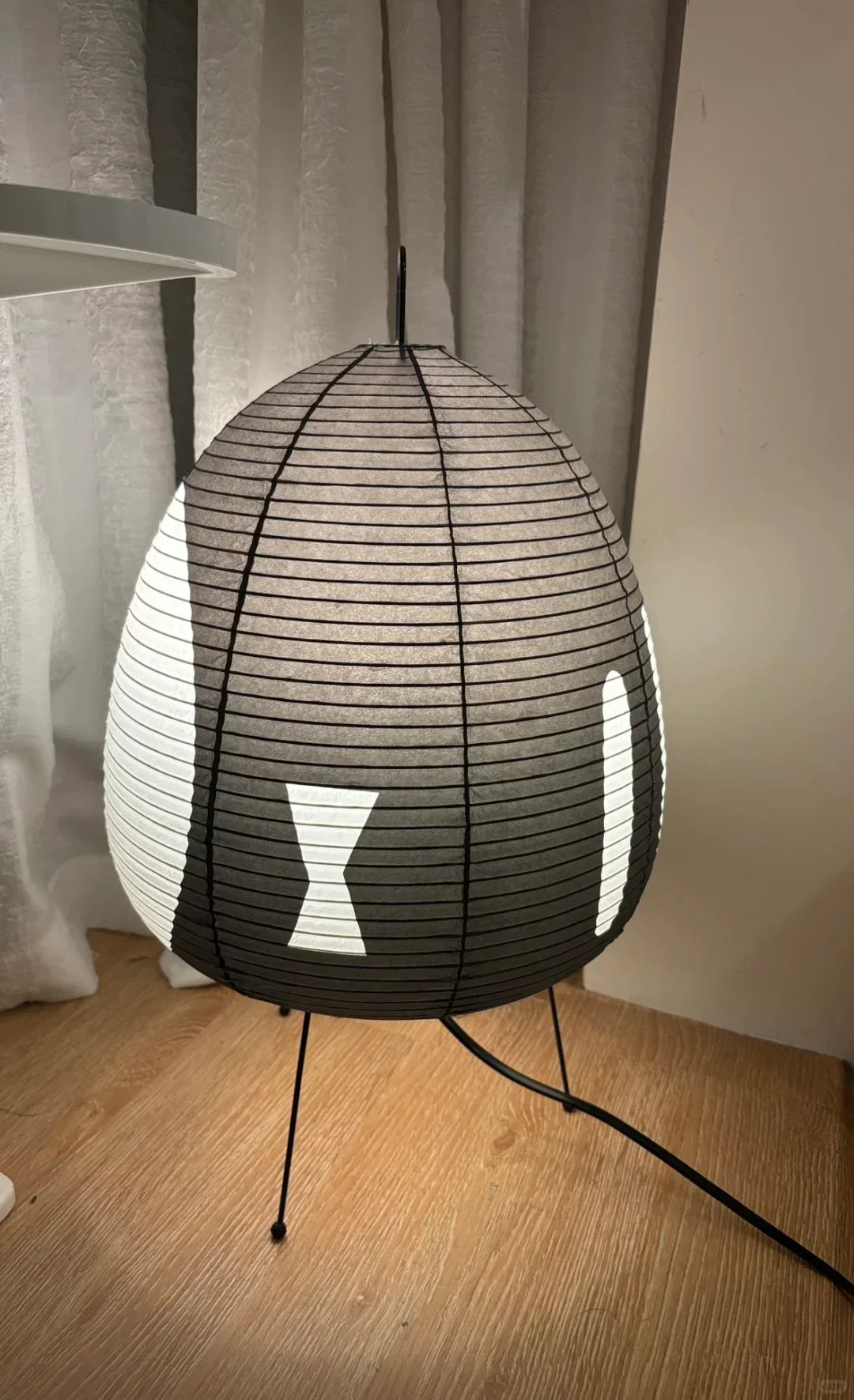 Washi Paper Table Lamp — Soft Ambient Light