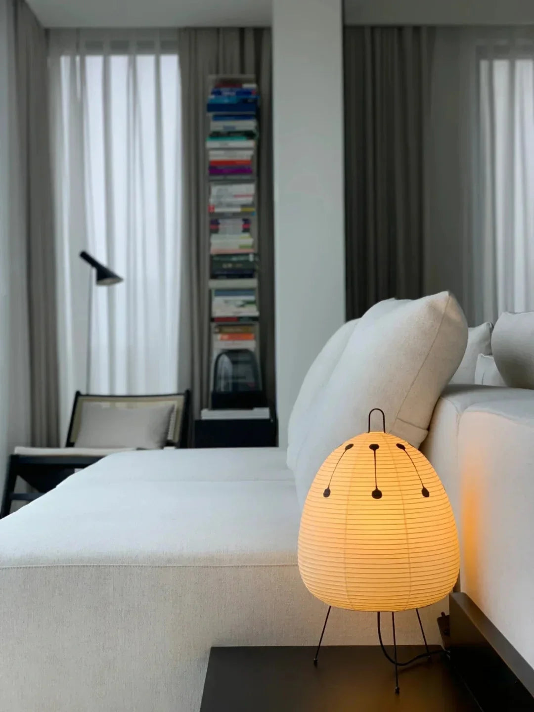 Washi Paper Table Lamp — Soft Ambient Light