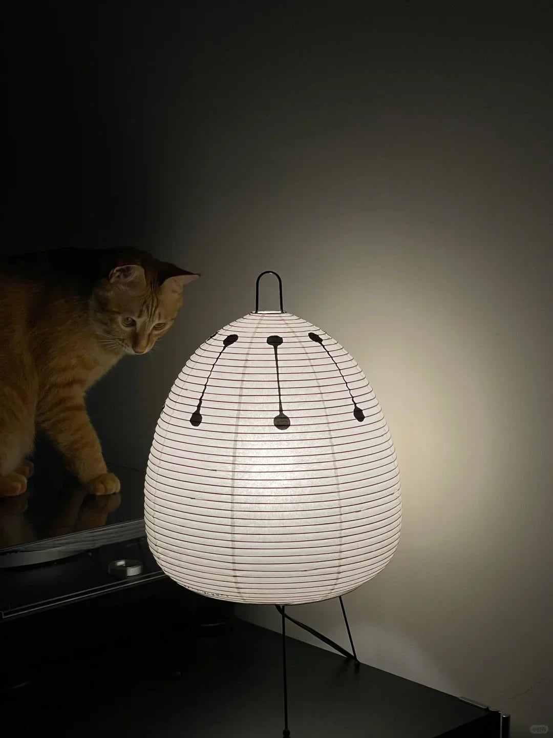 Washi Paper Table Lamp — Soft Ambient Light