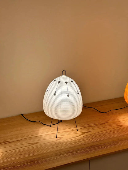 Washi Paper Table Lamp — Soft Ambient Light