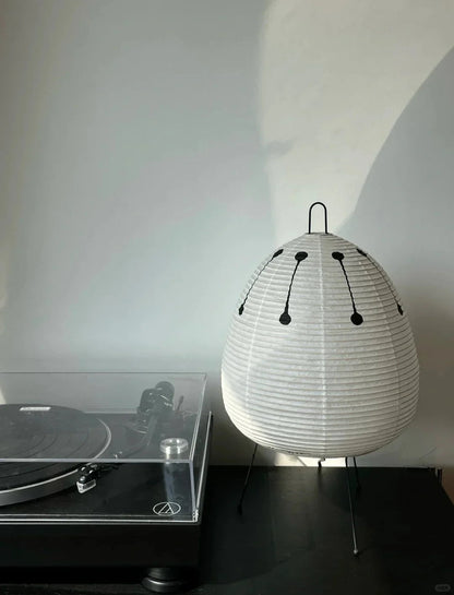 Washi Paper Table Lamp — Soft Ambient Light