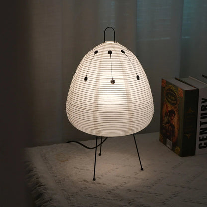 Washi Paper Table Lamp — Soft Ambient Light